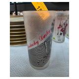 Kentucky Derby Frosted Glass Tumbler