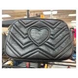 Gucci Black Quilted Leather Crossbody Bag