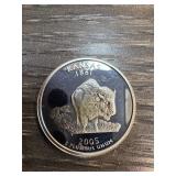 2005 Kansas State Quarter in Silver