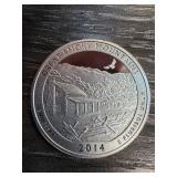 2014 Great Smoky Mountains Quarter, Silver