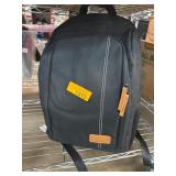 Black Tarion Camera Backpack with Orange Interior