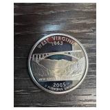 2005 West Virginia Silver Quarter