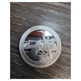 2014 Everglades Silver Quarter Dollar