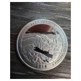 2014 Shenandoah Silver Quarter Dollar Coin