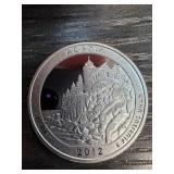 2012 Acadia National Park Silver Quarter