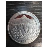 2011 Glacier National Park Silver Quarter