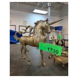 Brass Unicorn Figurine with Unique Details
