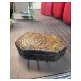 Hexagonal Mosaic Design Trinket Box