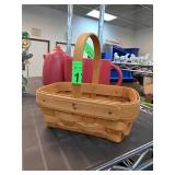 Longaberger 2000 Handwoven Basket with Handle