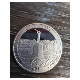 2011 Gettysburg Silver Quarter