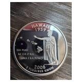 2008 Hawaii State Quarter Proof in Silver