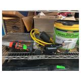 Tools and Quikrete Water-Stop Cement