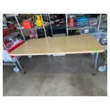 Rectangular Table with Metal Legs