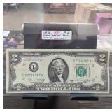 1976 $2 Bill First Day of Issue