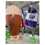 Vohann Ceramic Vase With Painted Design