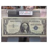 1957B One Dollar Silver Certificate Note