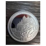 2012 Acadia National Park Silver Quarter
