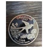 2008 Oklahoma Silver Quarter Proof
