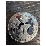 2018 Pictured Rocks Silver Quarter