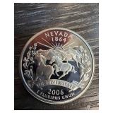2006 Nevada Silver State Quarter Proof Coin