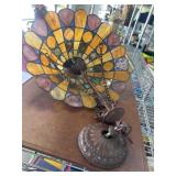 Stained Glass Style Chandelier Fixture