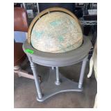 Vintage-Style Rotating Globe With Stand