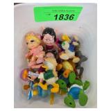 Plastic Cartoon Character Figures 1990s