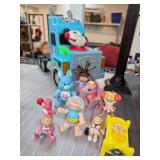 Plastic Toys With Blue Truck