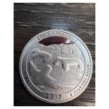 2017 Effigy Mounds Silver Quarter Dollar