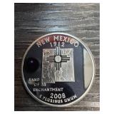 2008 New Mexico Silver Quarter Proof Coin