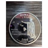 2008 Hawaii State Quarter in Silver Proof