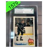 1990-91 Topps Wayne Gretzky Team Scoring Leader Ca