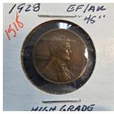 1928 Lincoln Wheat Cent in High Grade