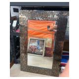 Rectangular Mosaic Framed Mirror