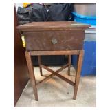 Wooden Side Table with Storage Drawer