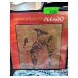 Gilbert & Sullivan Mikado Framed Record Cover