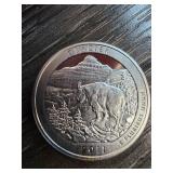 2011 Glacier National Park Silver Quarter