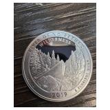 2019 Silver Quarter Dollar, River of No Return
