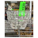 Lenox Clear Crystal Bowl with Etched Mark