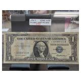 1957 Star Note Silver Certificate One Dollar Bill