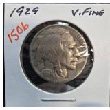 1929 Buffalo Nickel in Very Fine Condition