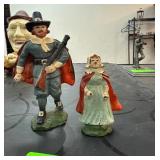 Painted Cast Iron Figurines