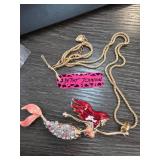 Betsey Johnson Mermaid Pendant Necklace
