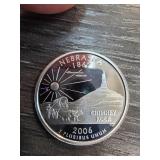 2006 Nebraska State Quarter in Silver