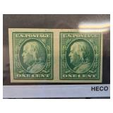 1910 US Postage Stamps Sc #383 Pair