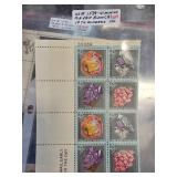 1974 US Minerals Plate Block of Stamps