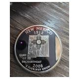 2008 New Mexico Silver Quarter Proof Coin