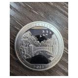2011 Chickasaw National Park Quarter Silver