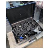 Case With Assorted Audio and Video Cables