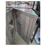 Wooden Corner Cabinet With Double Doors